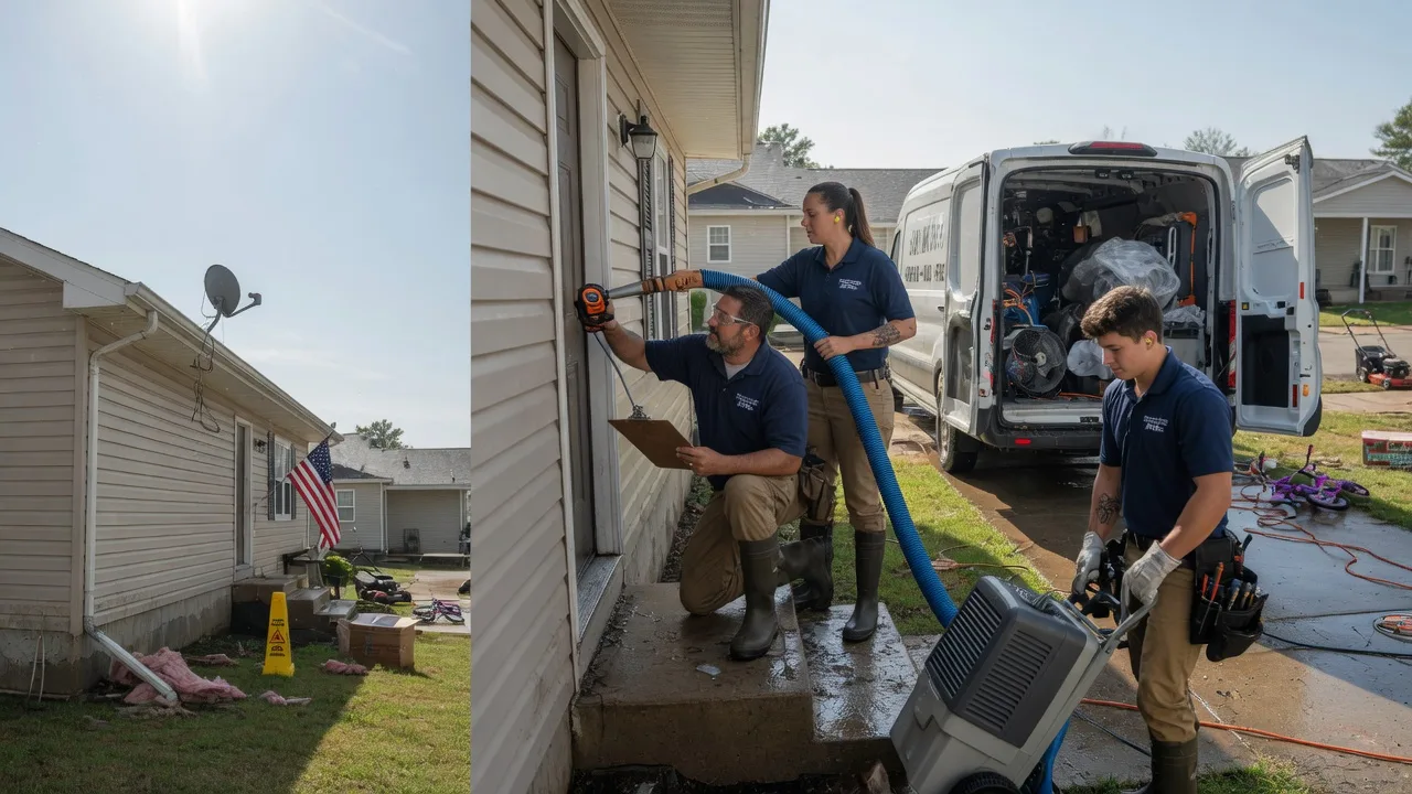 Ceiling Water Damage Restoration in Atlanta, IN near me